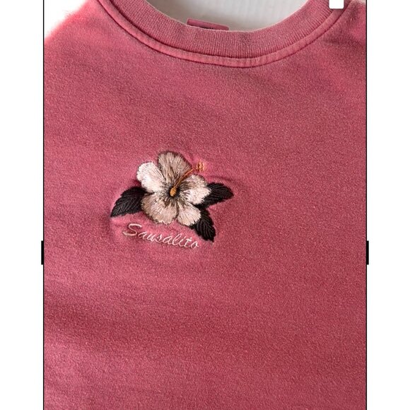 CRAZY SHIRTS HIBISCUS DYED FLOWER SWEATSHIRT - Picture 6 of 10